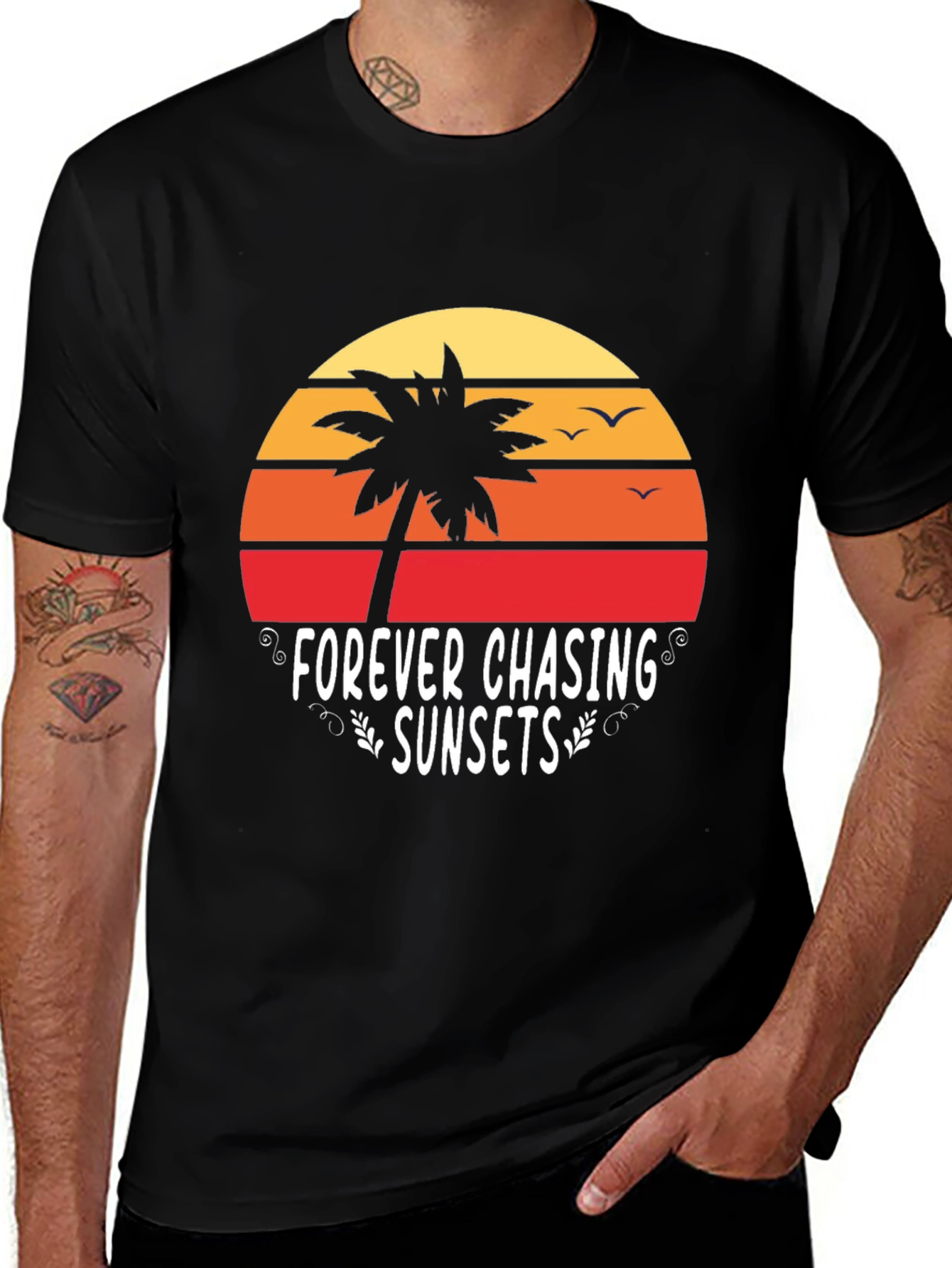 Forever Chasing Sunsets Graphic Tee