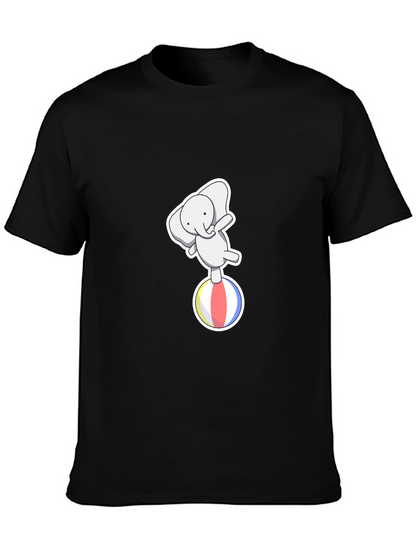 Elephant on Ball Graphic Tee