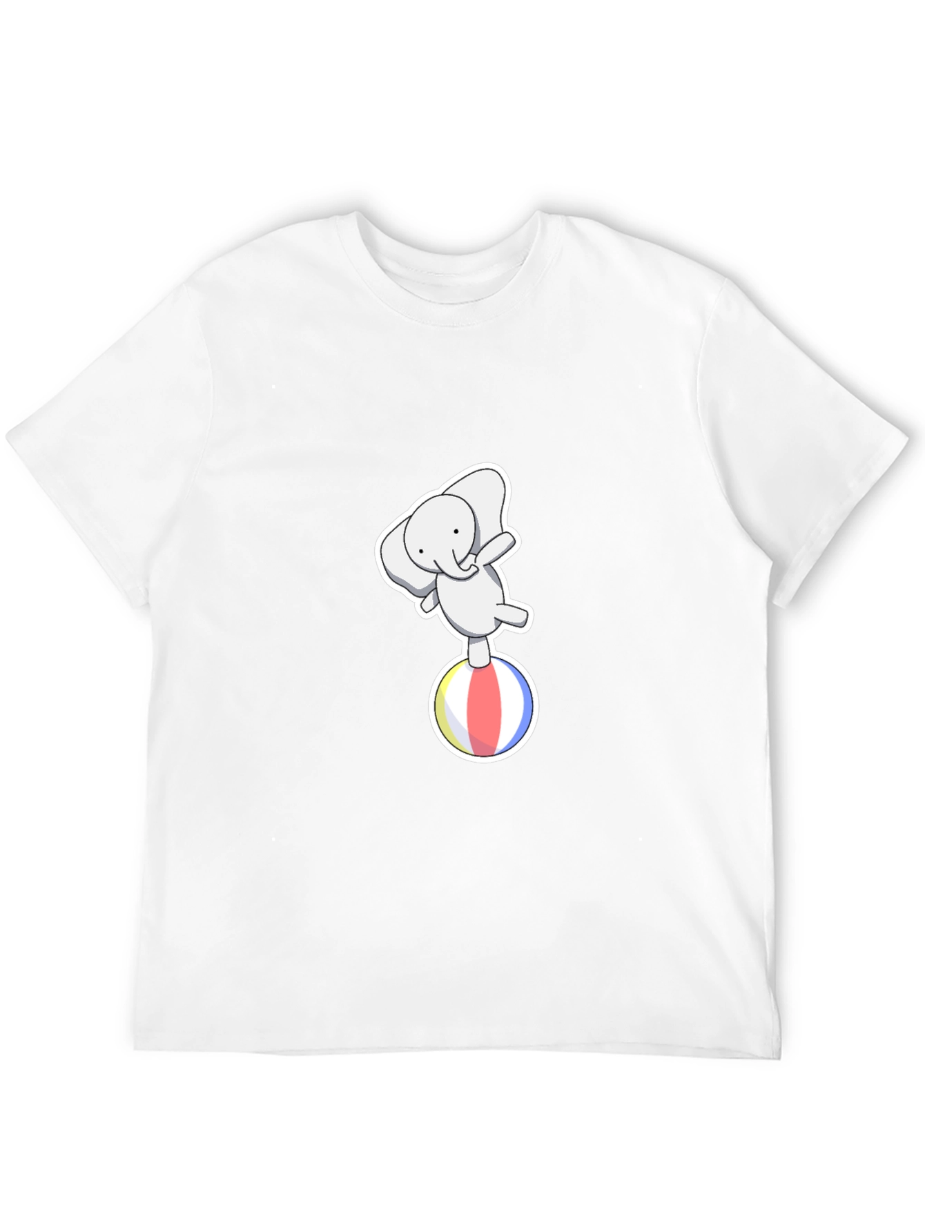 Elephant on Ball Graphic Tee