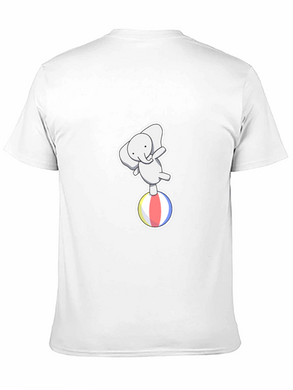 Elephant on Ball Graphic Tee