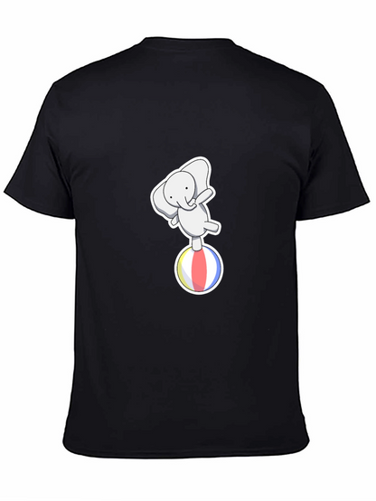 Elephant on Ball Graphic Tee