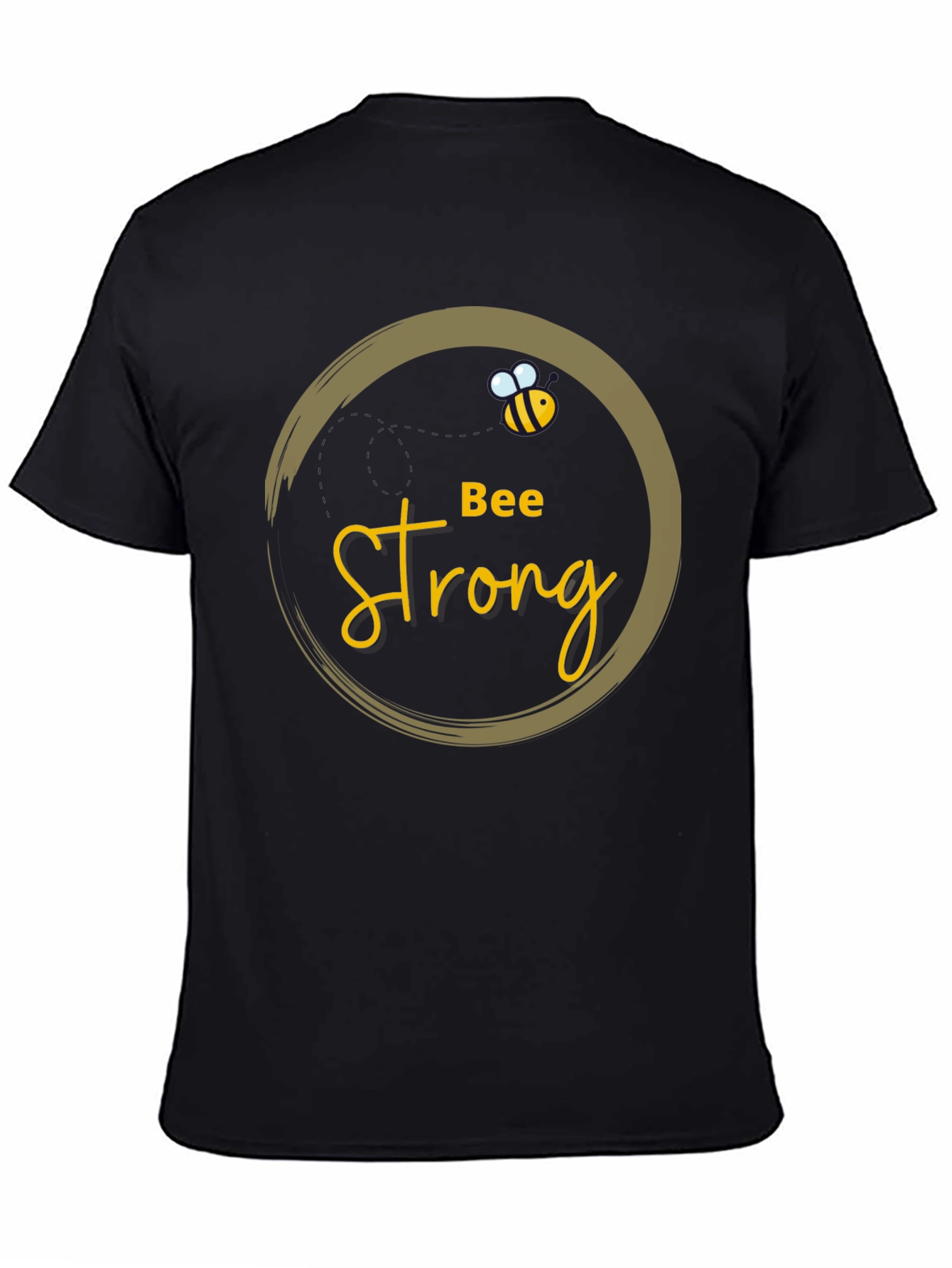 Bee Strong Black Graphic Tee
