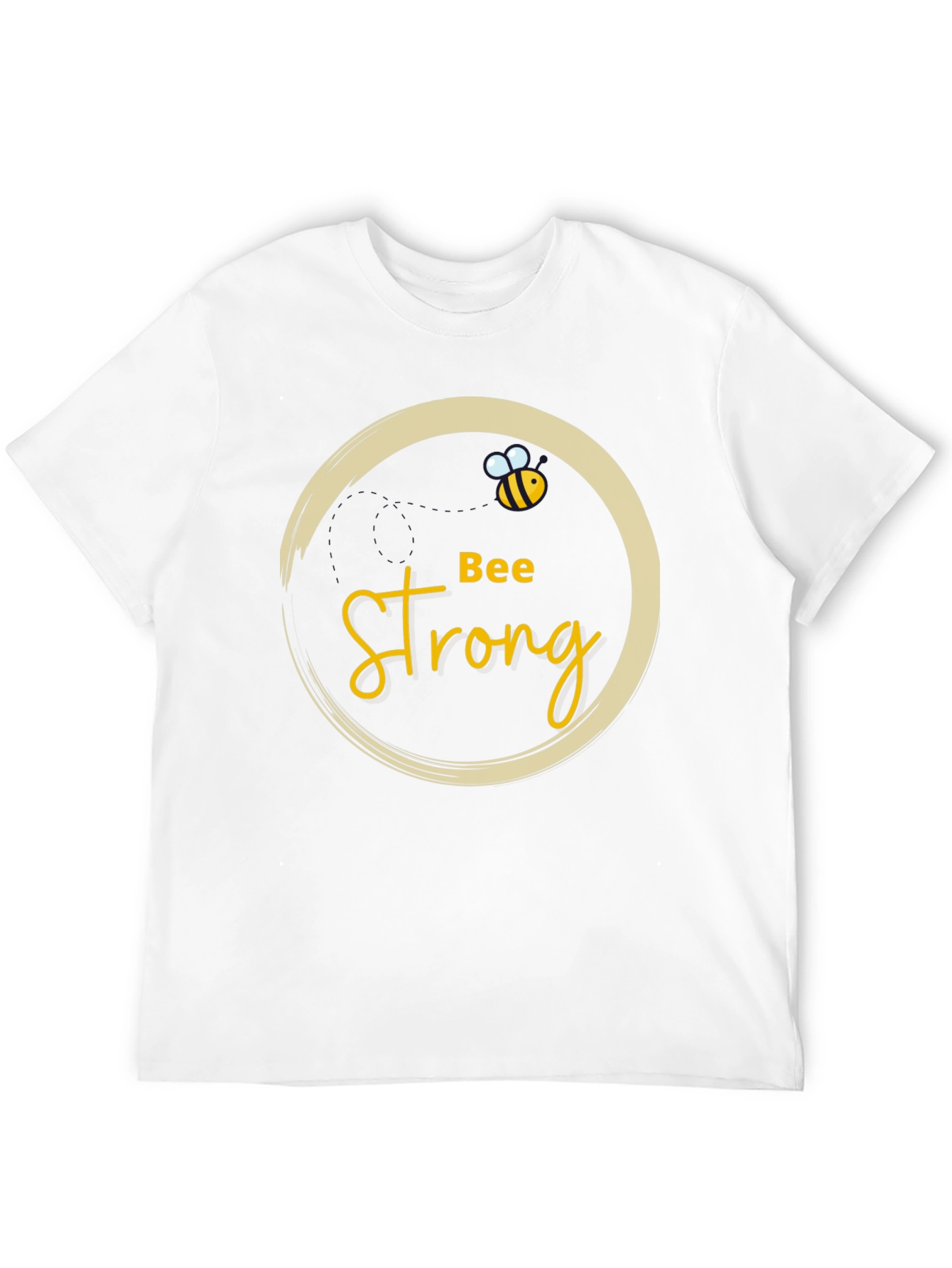 Bee Strong Black Graphic Tee