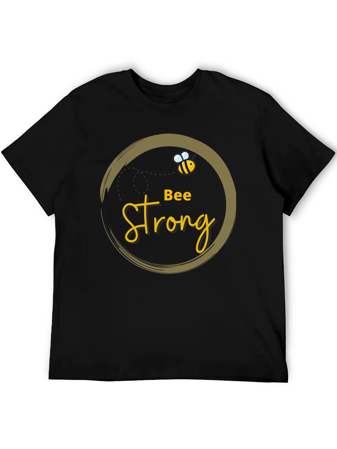 Bee Strong Black Graphic Tee