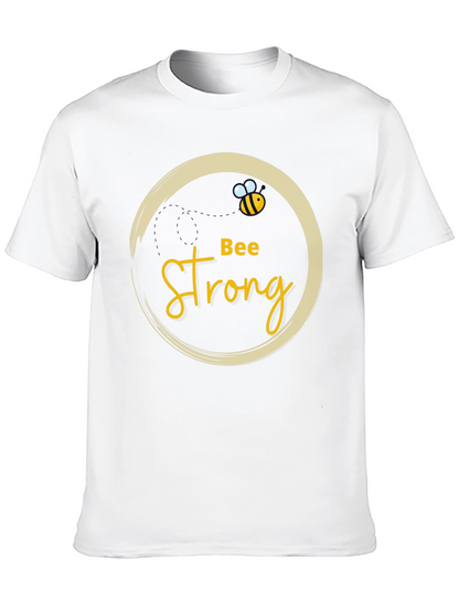 Bee Strong Black Graphic Tee