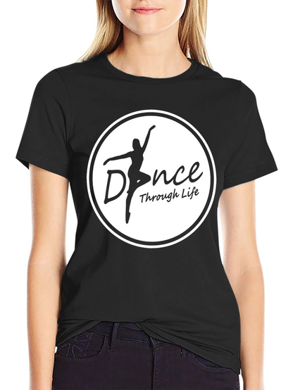 Dance Through Life Black Graphic Tee