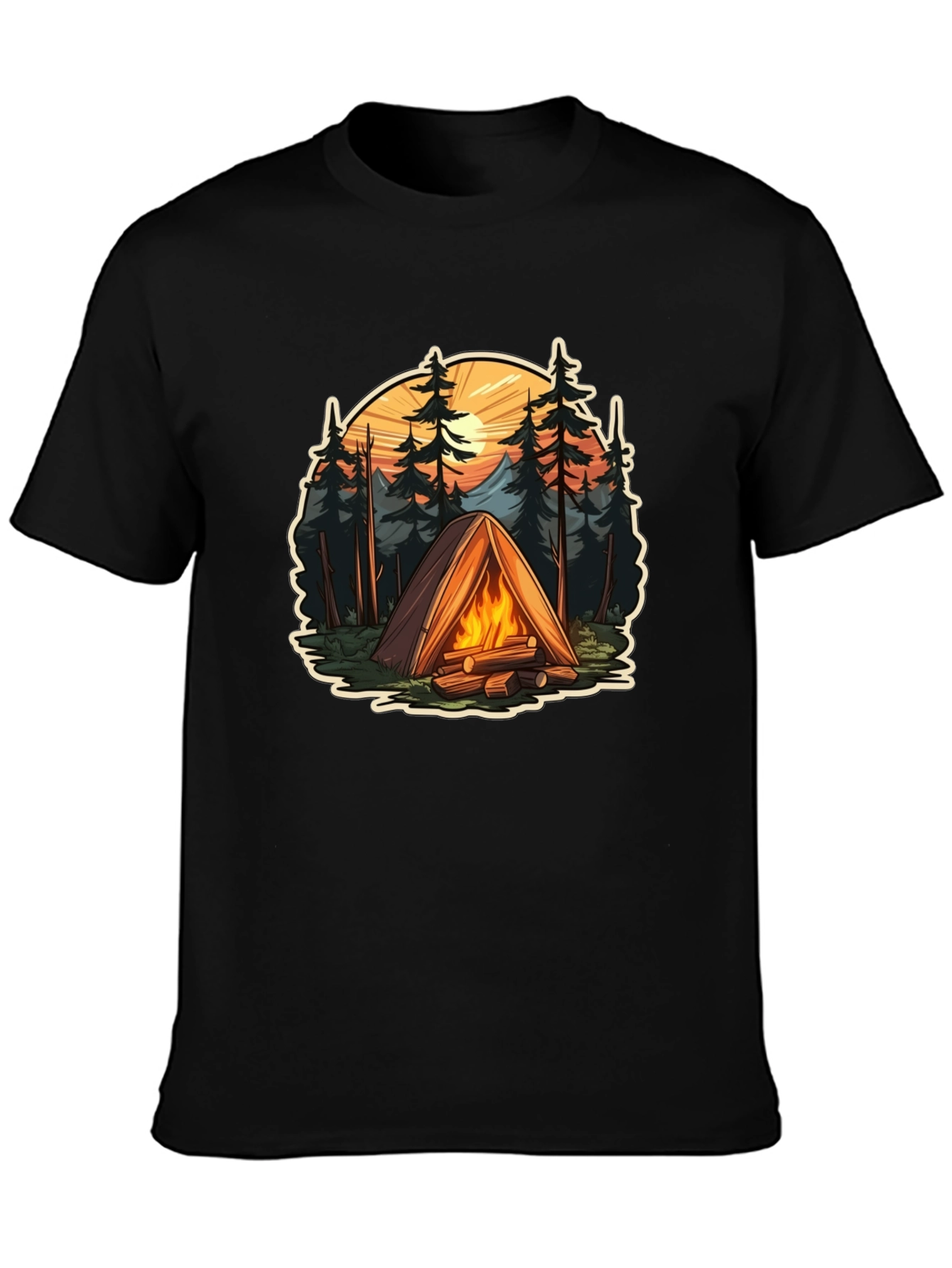 Campfire T-Shirt: Adventure Awaits