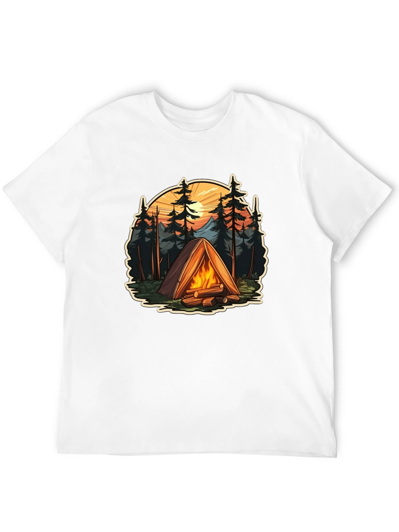 Campfire T-Shirt: Adventure Awaits