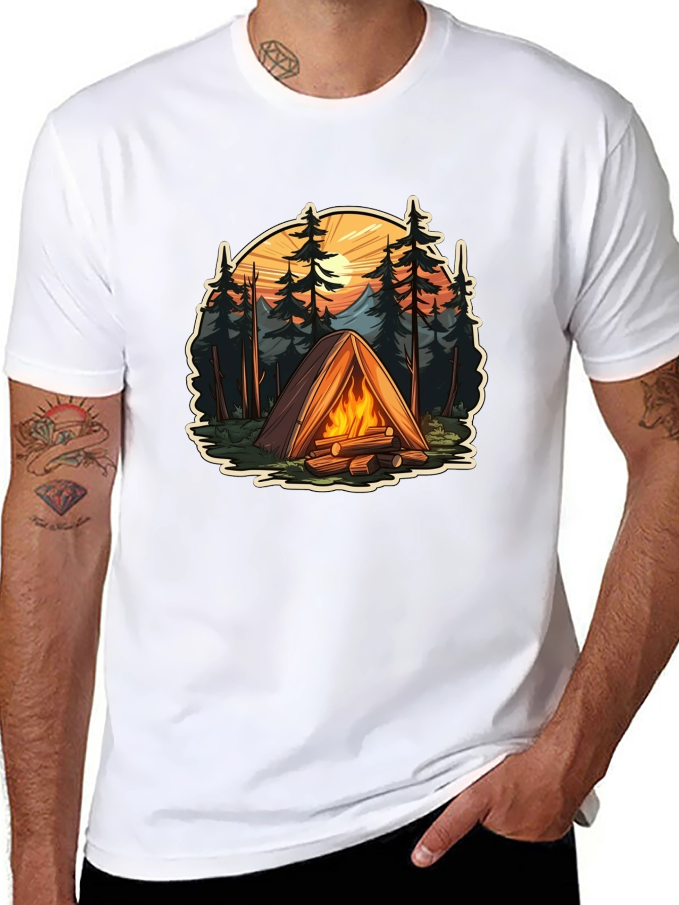 Campfire T-Shirt: Adventure Awaits
