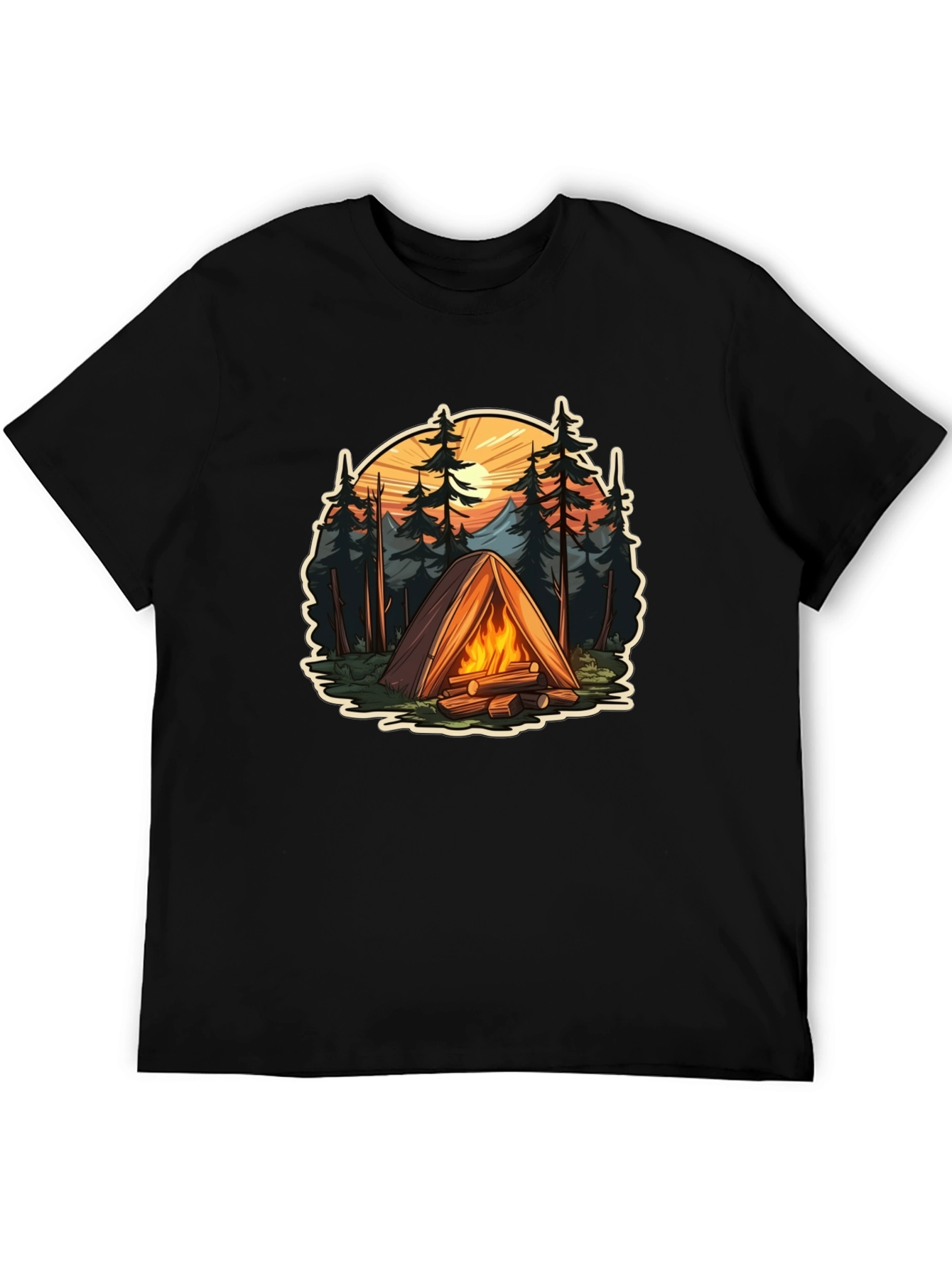 Campfire T-Shirt: Adventure Awaits