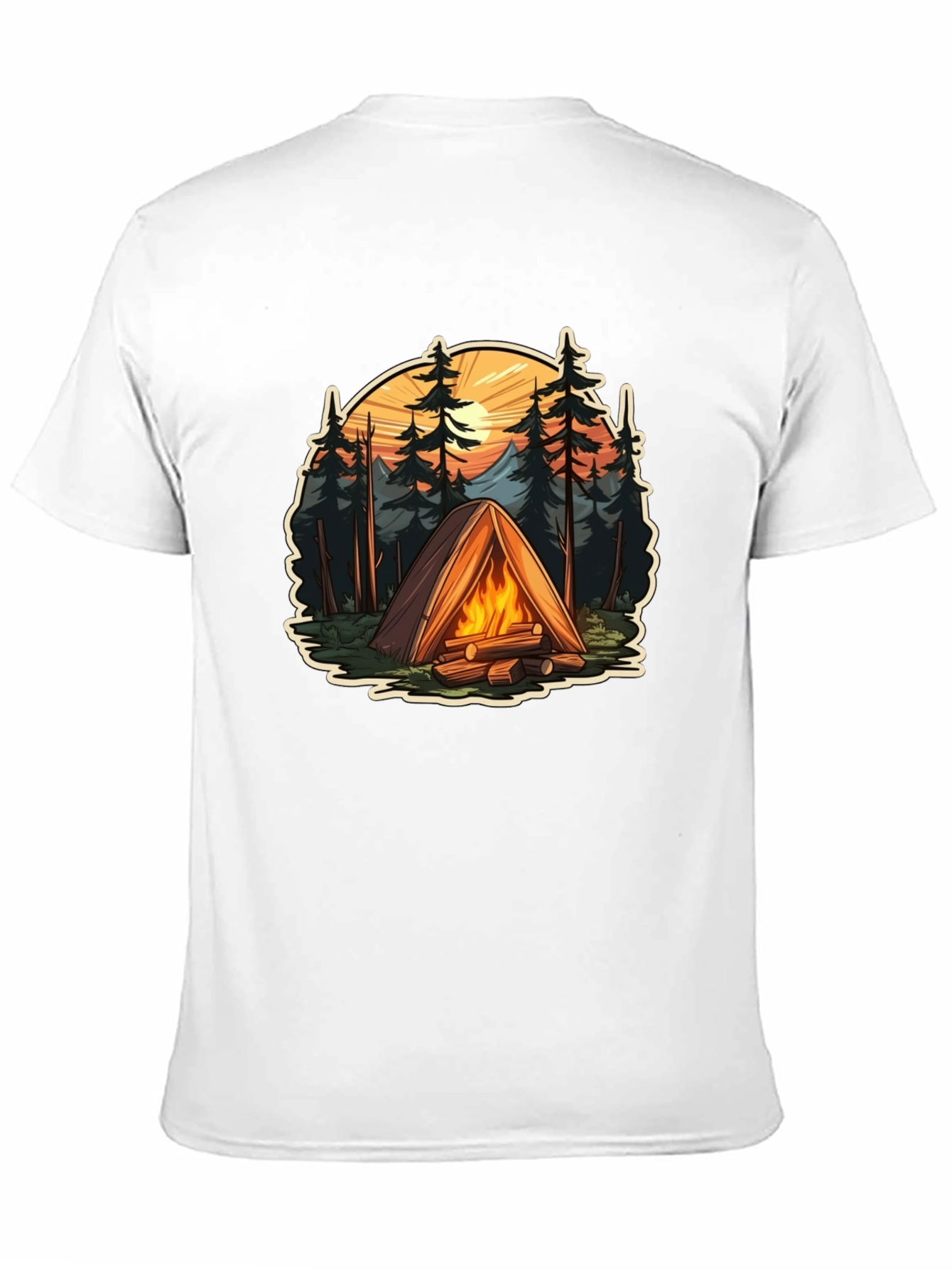 Campfire T-Shirt: Adventure Awaits