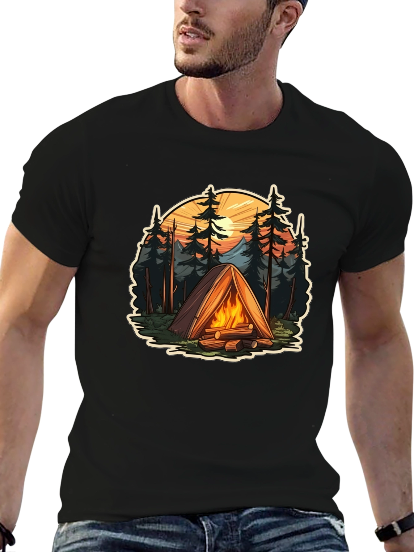 Campfire T-Shirt: Adventure Awaits