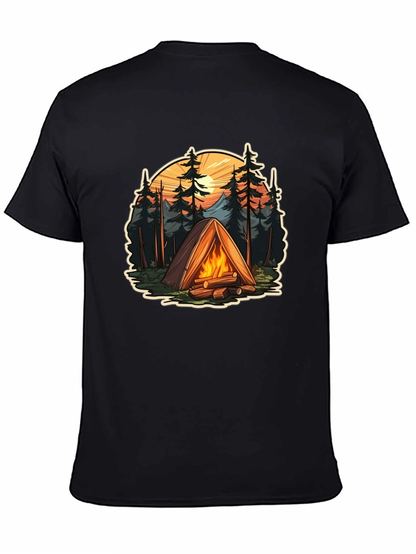 Campfire T-Shirt: Adventure Awaits