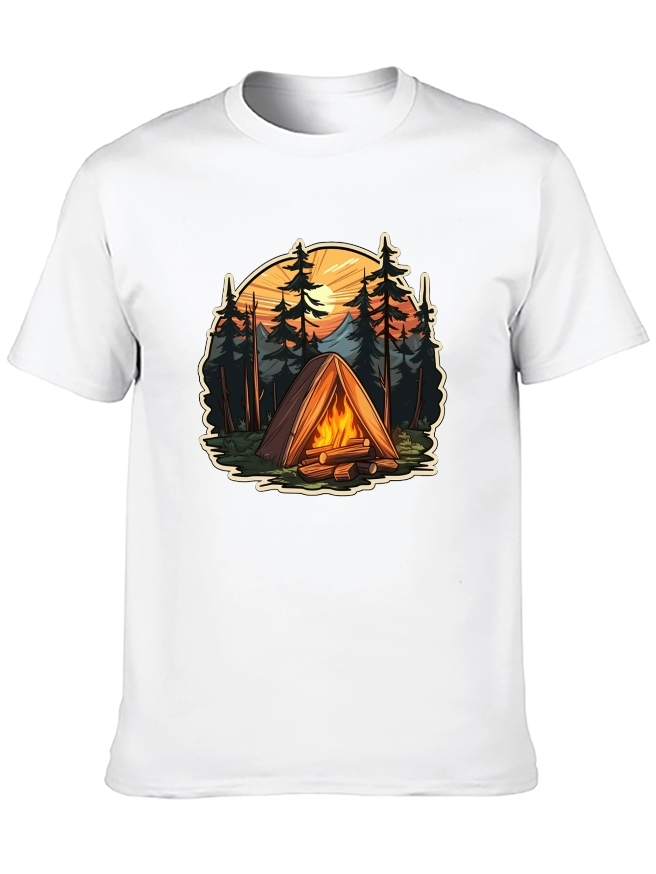 Campfire T-Shirt: Adventure Awaits