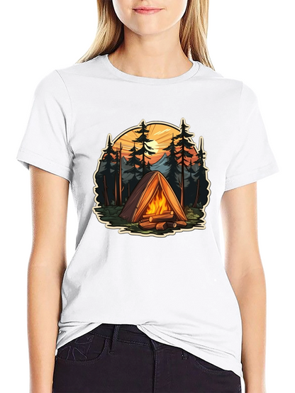 Campfire T-Shirt: Adventure Awaits
