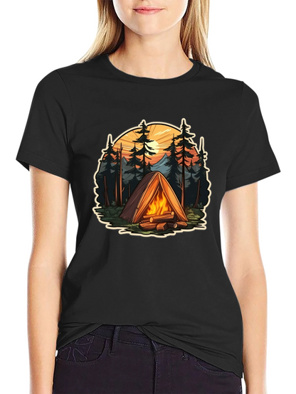 Campfire T-Shirt: Adventure Awaits