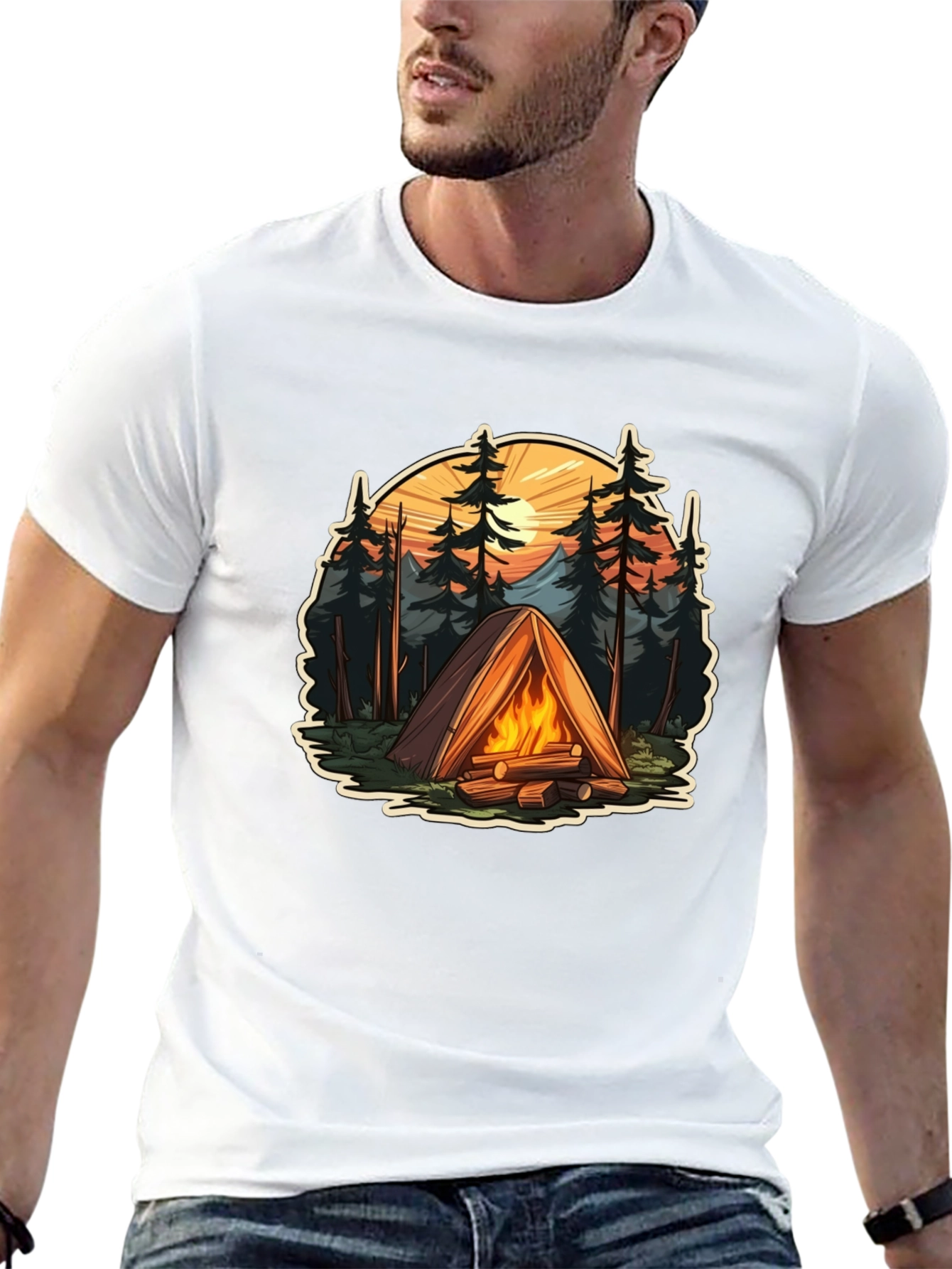 Campfire T-Shirt: Adventure Awaits
