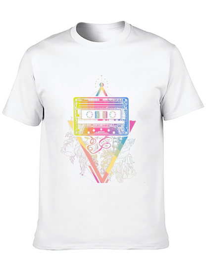 Retro Cassette Graphic T-Shirt
