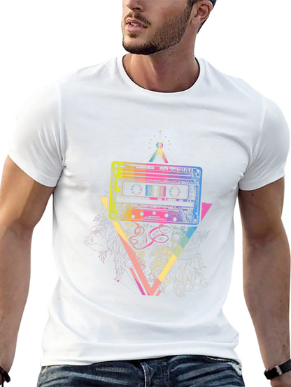 Retro Cassette Graphic T-Shirt
