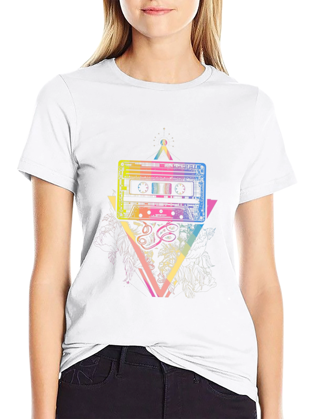 Retro Cassette Graphic T-Shirt