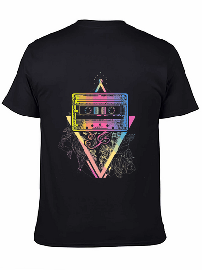 Retro Cassette Graphic T-Shirt