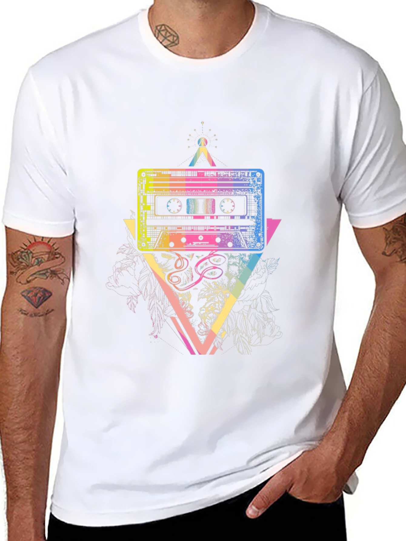 Retro Cassette Graphic T-Shirt