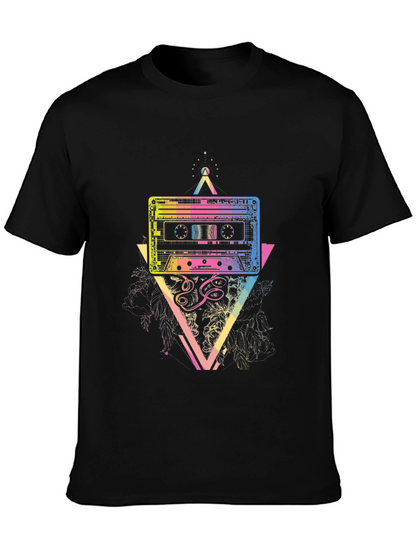 Retro Cassette Graphic T-Shirt