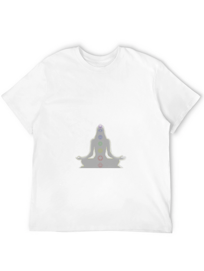 Chakra Yoga Meditation Black T-Shirt