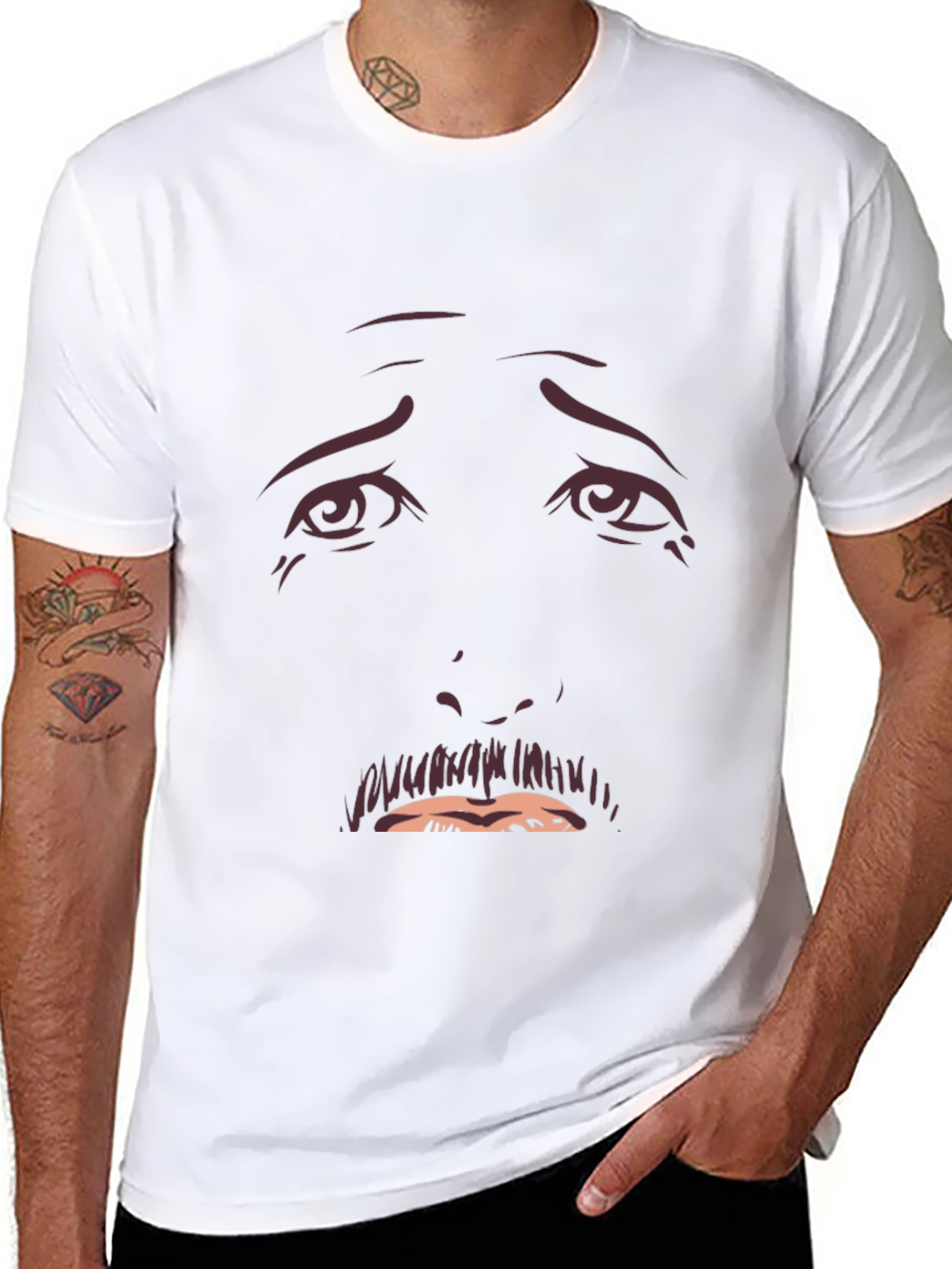 Graphic Print Mens T-Shirt