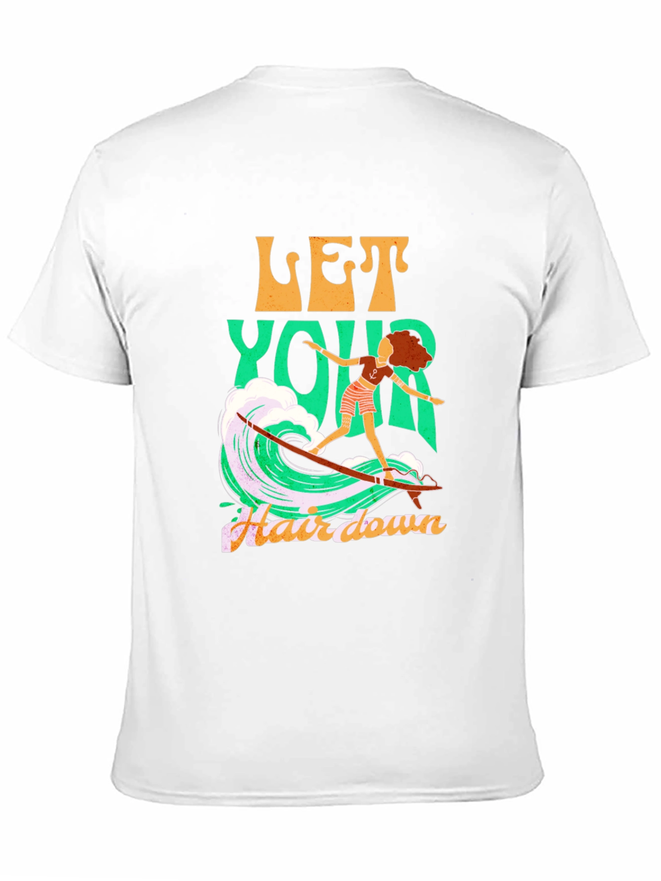 Surfs Up Tee - Let Your Hair Down
