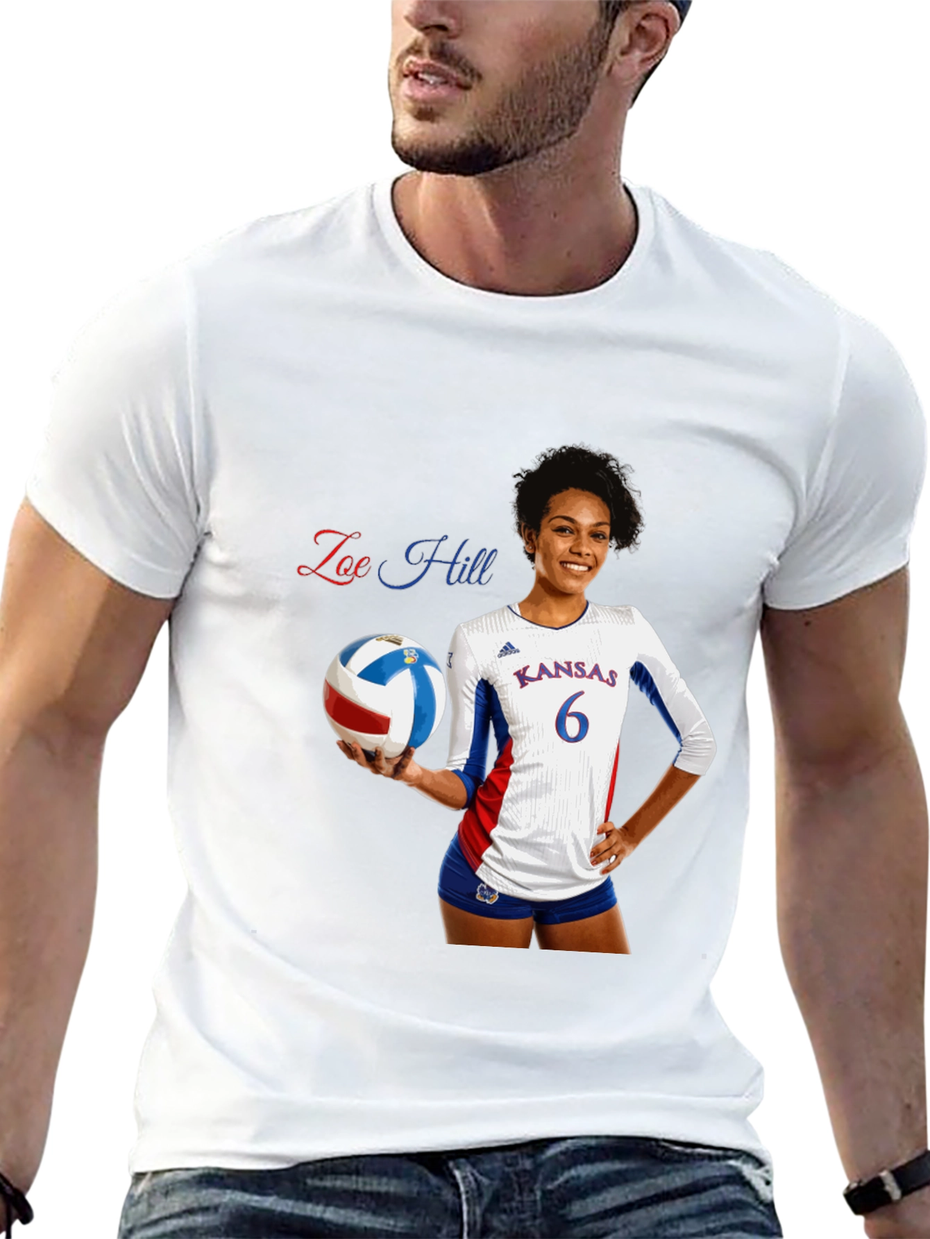 Zoe Hill Volleyball Fan T-Shirt