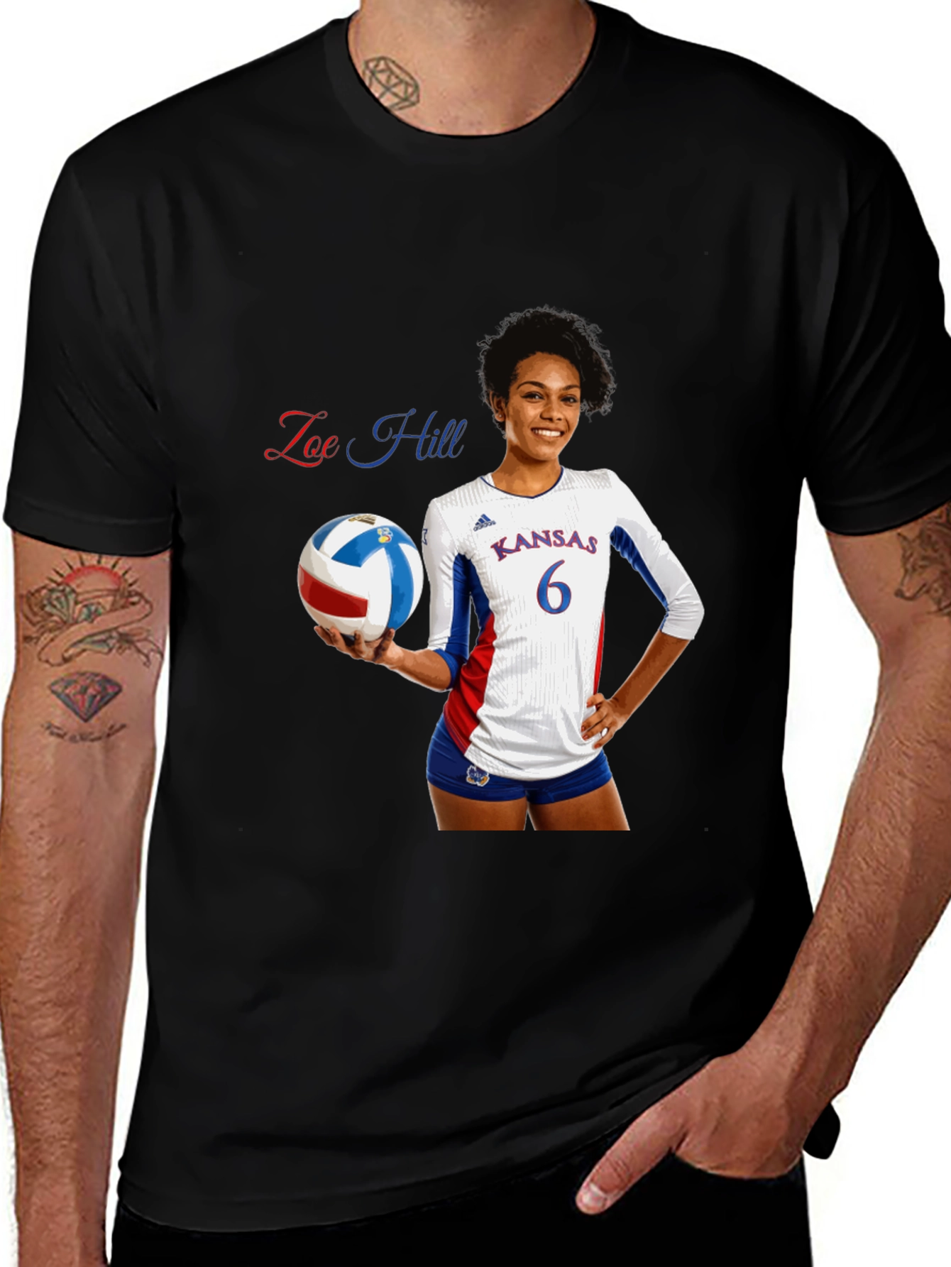 Zoe Hill Volleyball Fan T-Shirt
