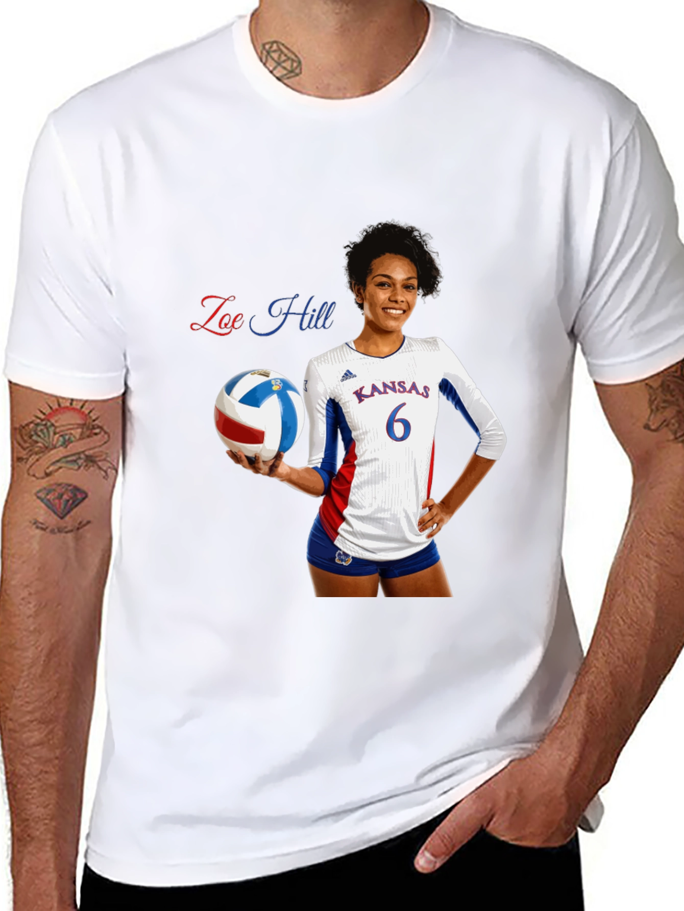 Zoe Hill Volleyball Fan T-Shirt