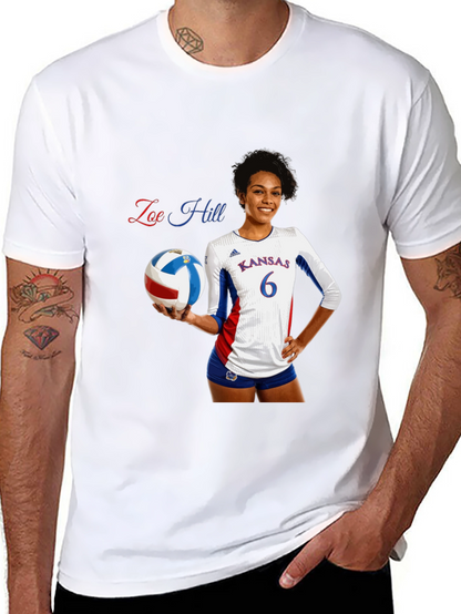 Zoe Hill Volleyball Fan T-Shirt