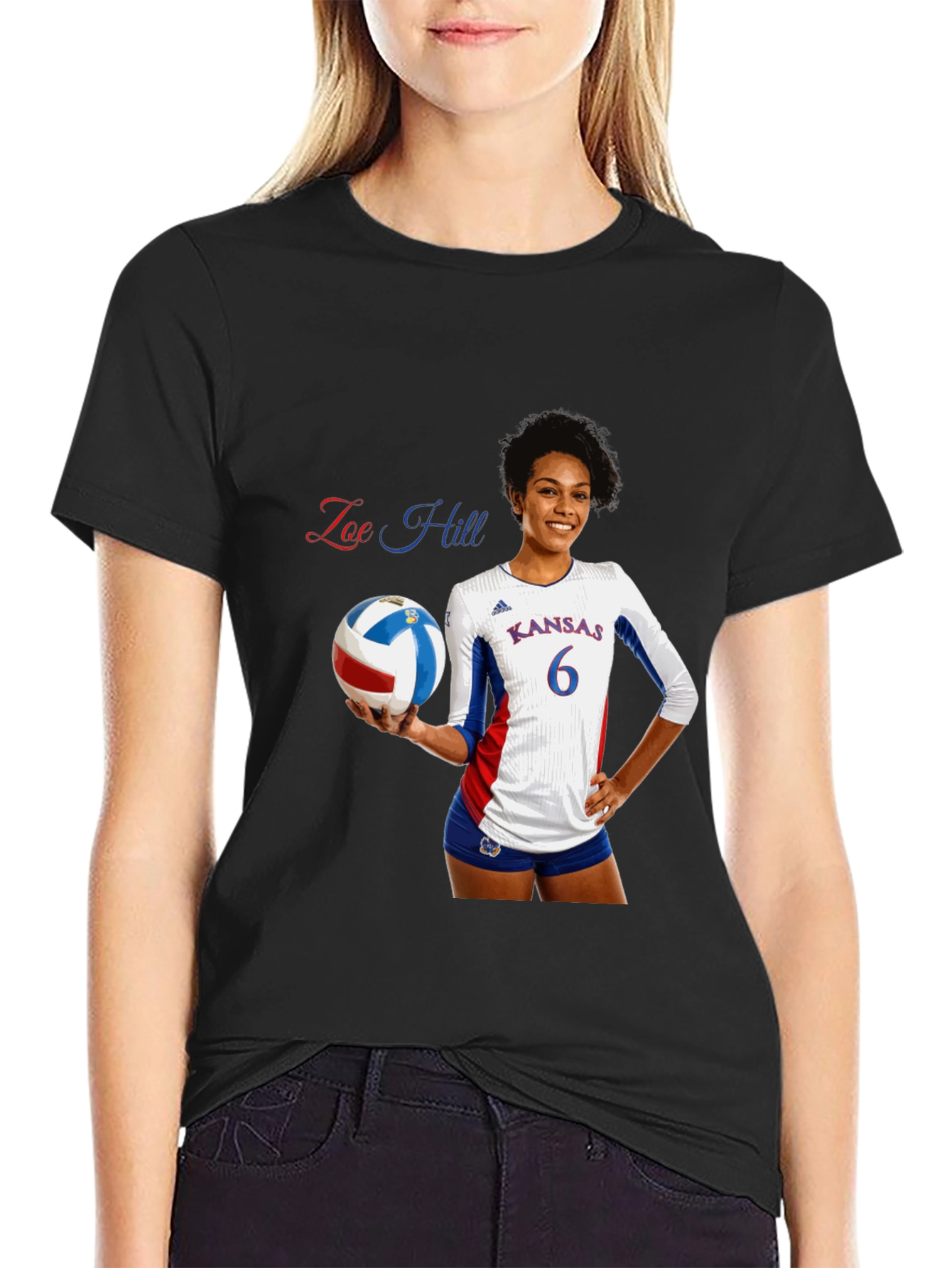Zoe Hill Volleyball Fan T-Shirt