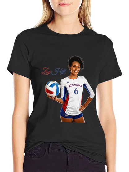 Zoe Hill Volleyball Fan T-Shirt