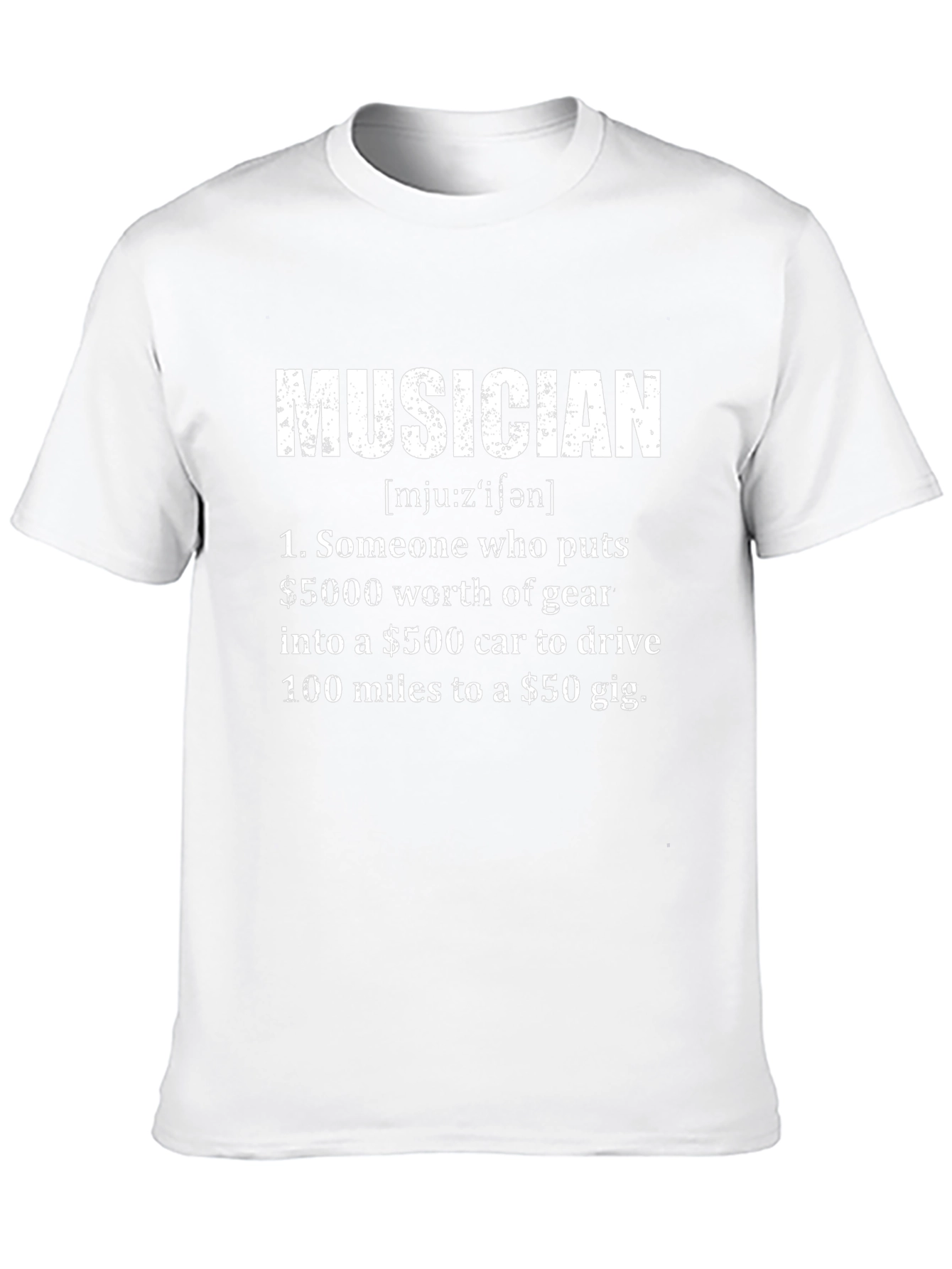 Musician Definition Black T-Shirt