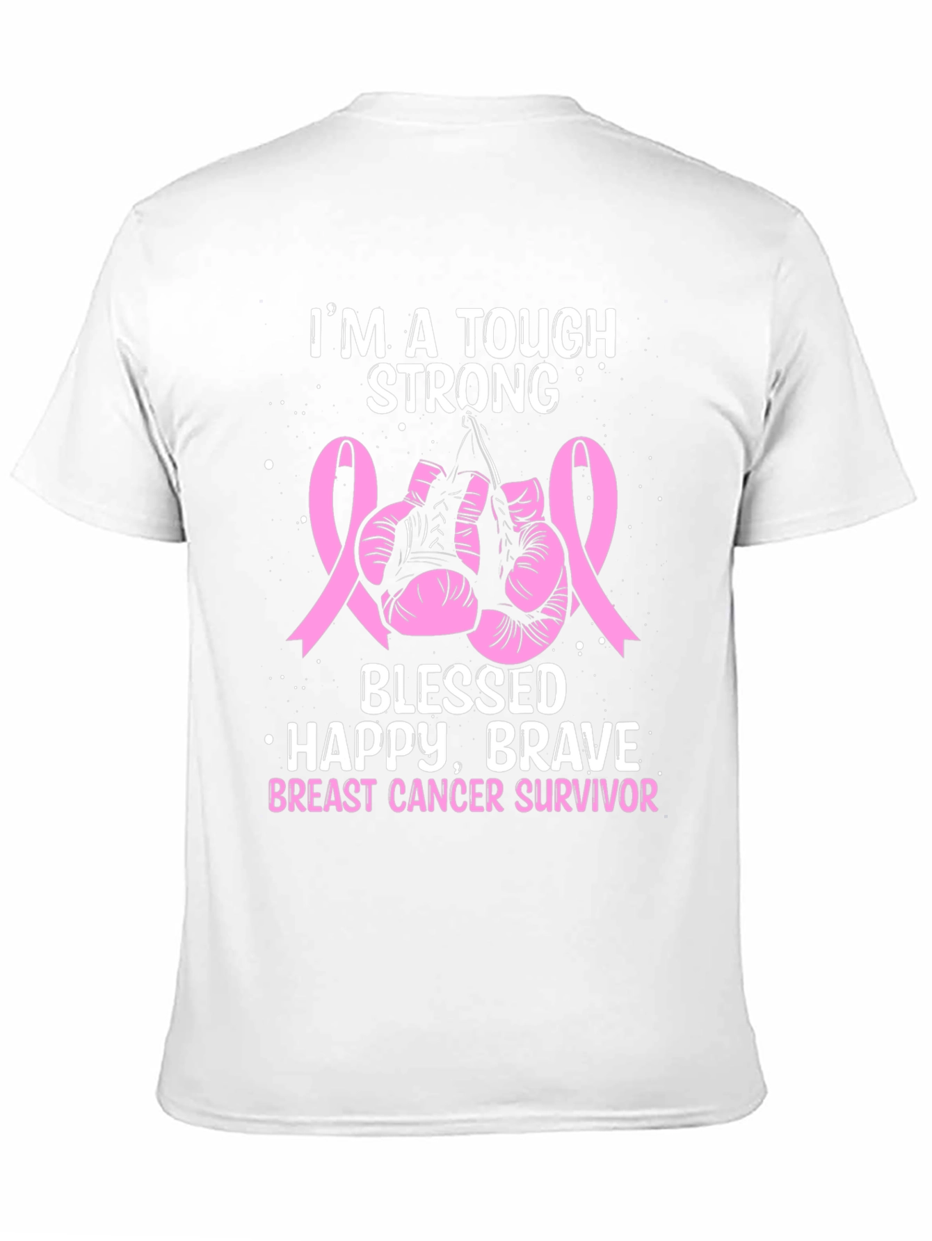 Breast Cancer Survivor Tough Strong T-Shirt