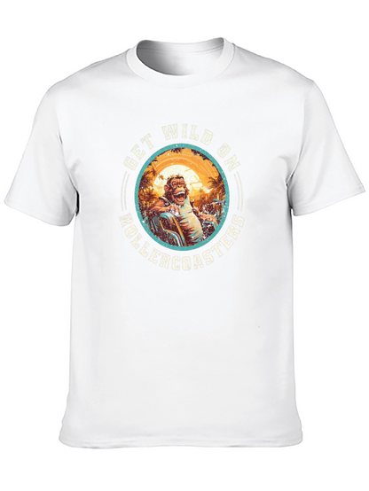 Get Wild On Rollercoasters Graphic T-Shirt