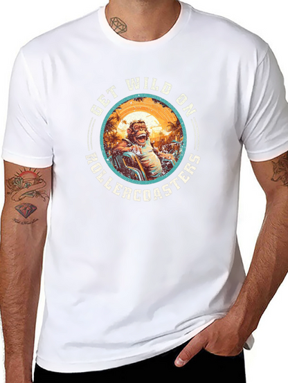 Get Wild On Rollercoasters Graphic T-Shirt