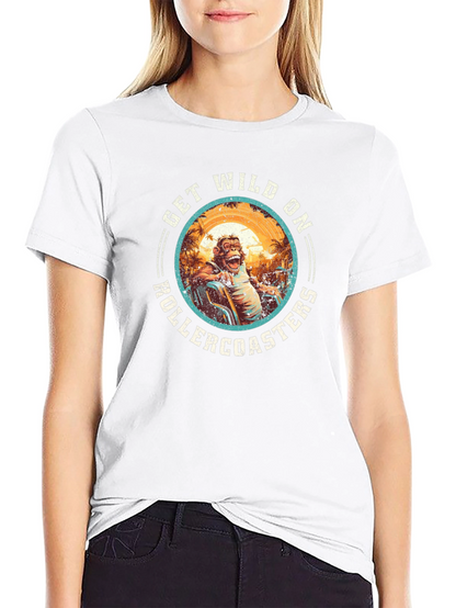 Get Wild On Rollercoasters Graphic T-Shirt