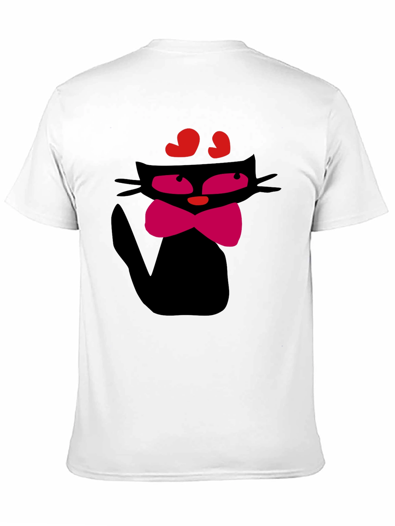 Cool Cat T-Shirt - Black Fun Design