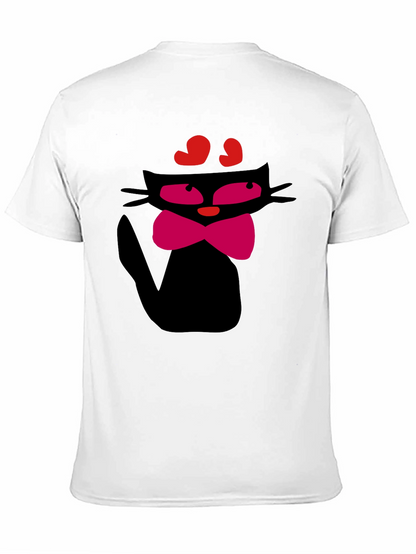 Cool Cat T-Shirt - Black Fun Design