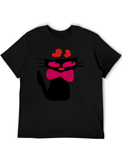 Cool Cat T-Shirt - Black Fun Design