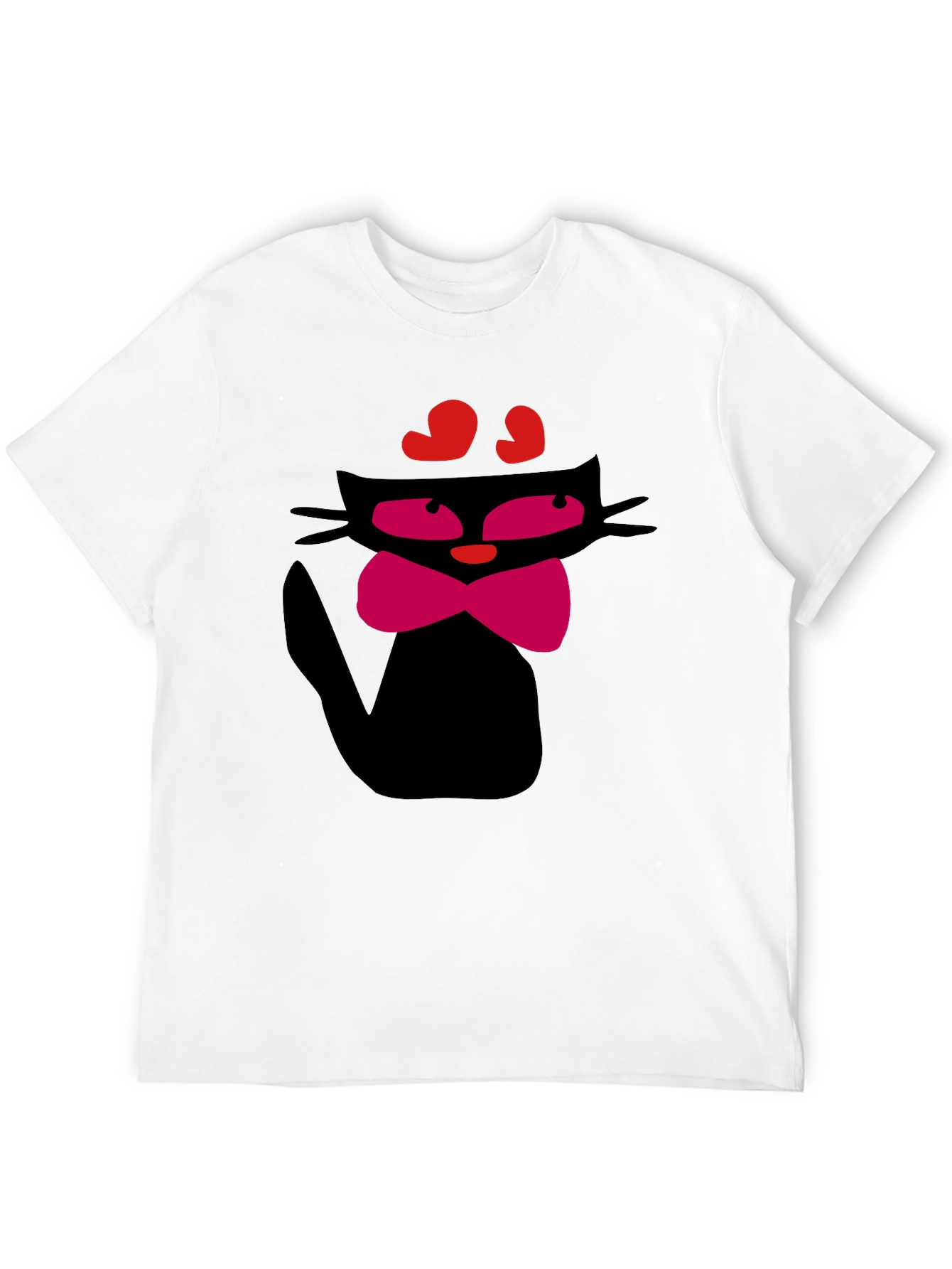 Cool Cat T-Shirt - Black Fun Design