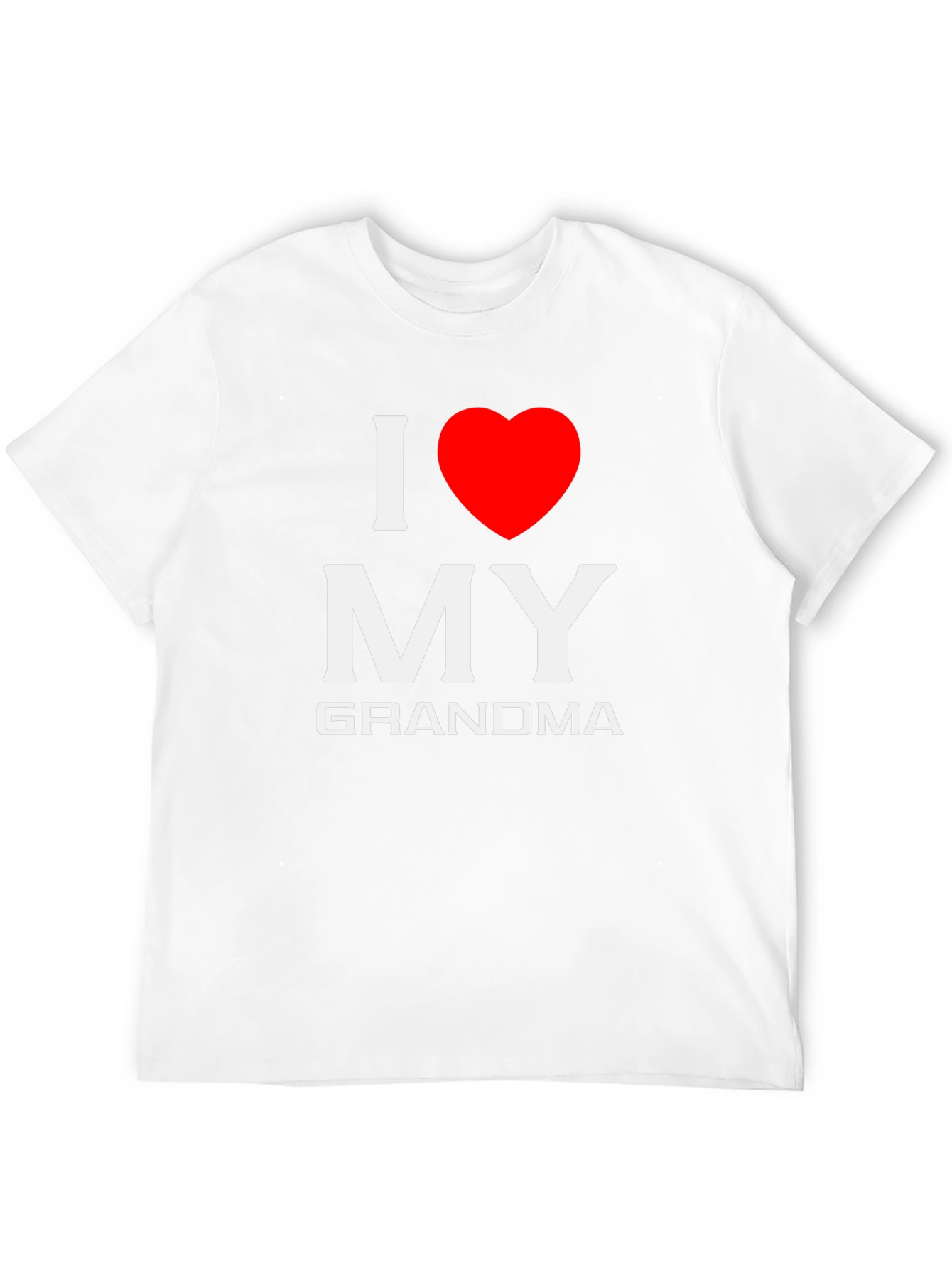 I Love My Grandma T-Shirt - Black