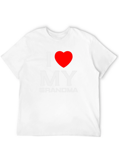I Love My Grandma T-Shirt - Black