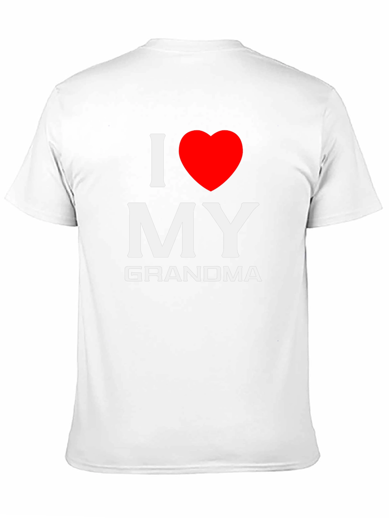 I Love My Grandma T-Shirt - Black