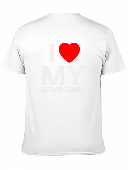 I Love My Grandma T-Shirt - Black