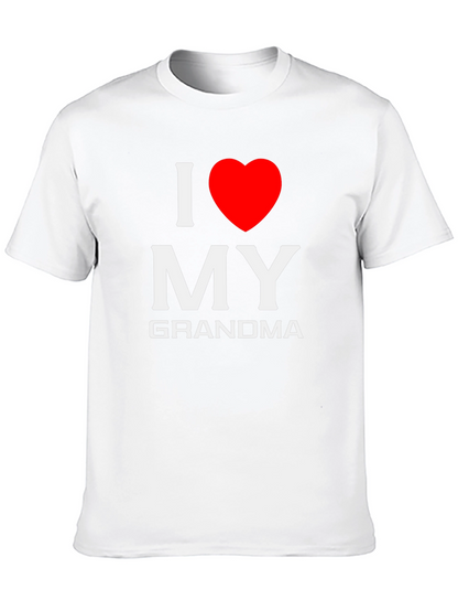 I Love My Grandma T-Shirt - Black